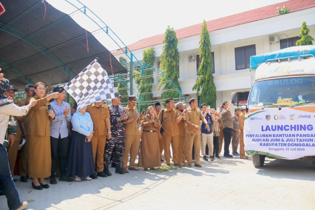 (22/07/2025) Pemkab Donggala Luncurkan Bantuan 471 Ton Beras untuk 23 Ribu KPM